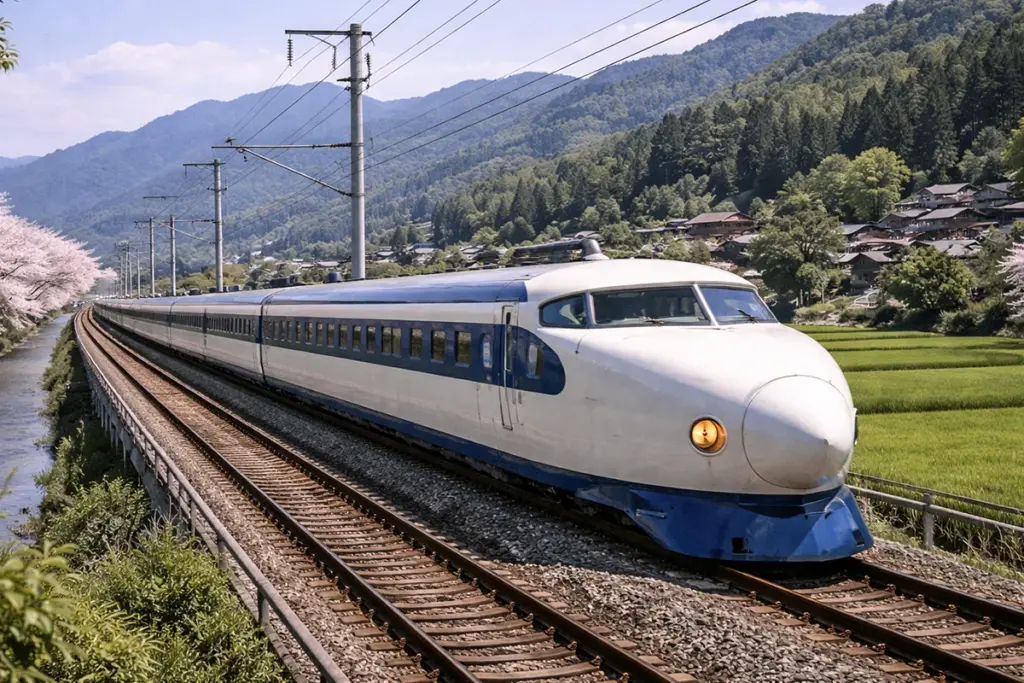 Foto vom 1964er Shinkansen
